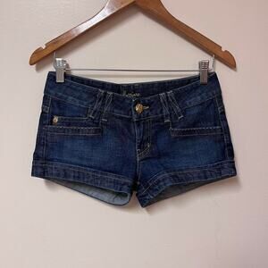 Marciano denim mini shorts